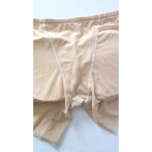 Bubbles Bodywear Seamless Padded Panty Size 2X  Beige Butt Enhancer Sheer 9019 - Picture 4 of 6